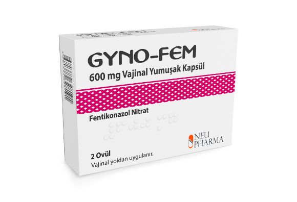 GYNO-FEM 600 MG VAJINAL YUMUSAK KAPSUL (2 KAPSUL) 1 GYNO FEM 600 MG VAJINAL YUMUSAK KAPSUL 2 KAPSUL 22102