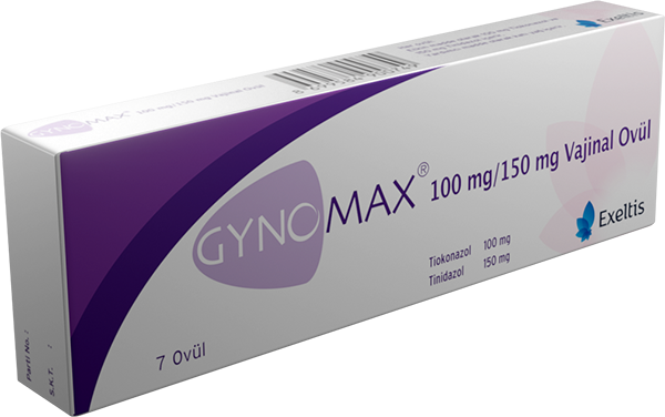 GYNOMAX 100 MG/150 MG 7 VAJINAL OVUL 1 GYNOMAX 100 MG 150 MG 7 VAJINAL OVUL 22107