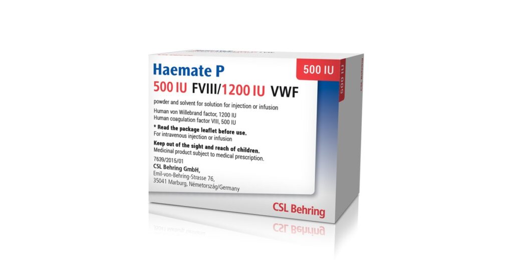 HAEMATE-P FAKTOR VIII 500 IU 1 FLAKON 1 HAEMATE P FAKTOR VIII 500 IU 1 FLAKON 30474