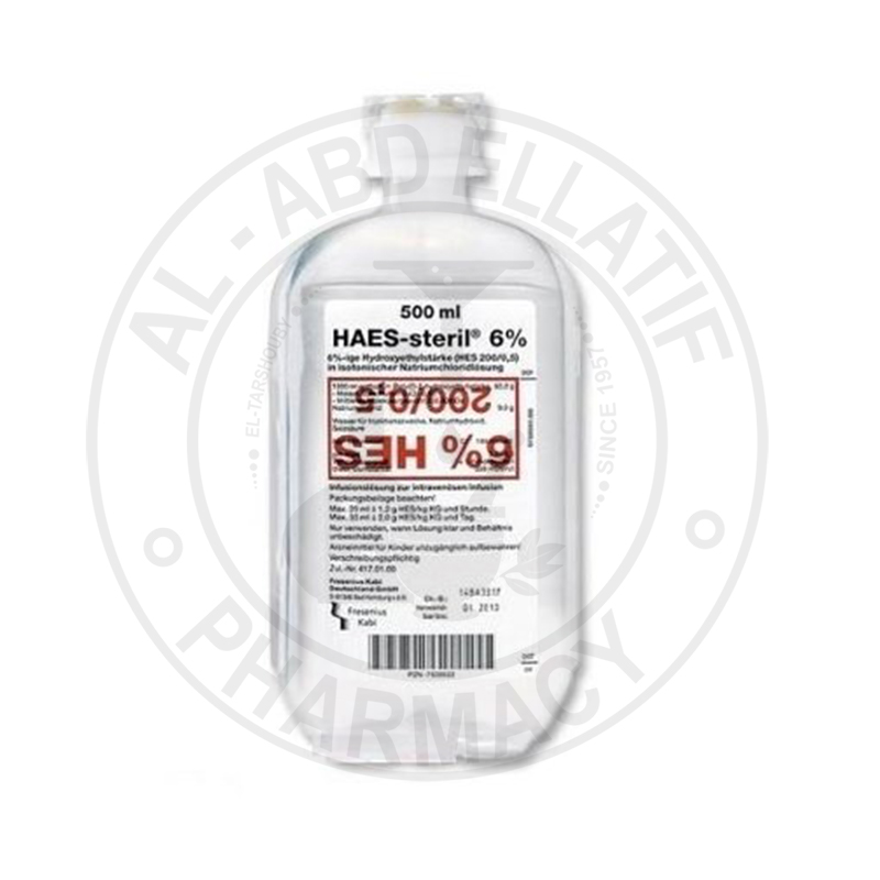HAES-STERIL 500 ML SOLUSYON 1 HAES STERIL 500 ML SOLUSYON 30479