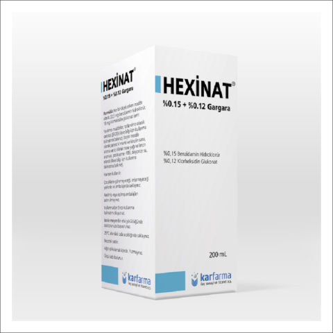 HEXINAT %0.15+%0.12 ORAL SPREY, COZELTI (30 ML) 1 HEXINAT 0.150.12 ORAL SPREY COZELTI 30 ML 30545