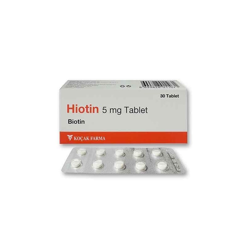 HIOTIN 5 MG 30 TABLET 1 HIOTIN 5 MG 30 TABLET 22180