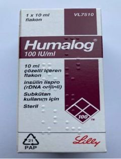 HUMALOG 100 IU/ML 10 ML SOLUSYON ICEREN FLAKON 1 HUMALOG 100 IU ML 10 ML SOLUSYON ICEREN FLAKON 22211