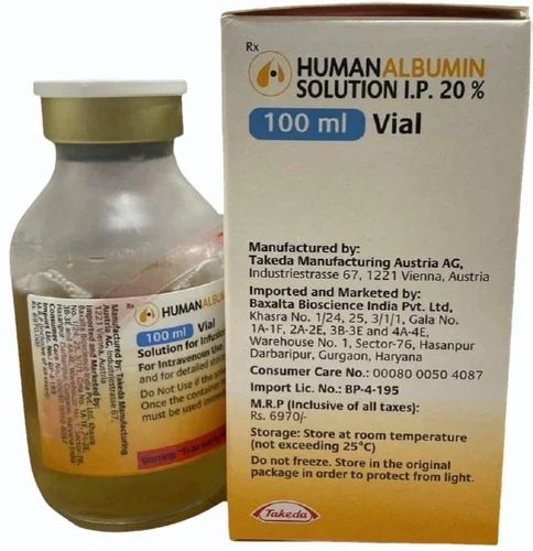HUMAN ALBUMIN TAKEDA 100 ML IV INFUZYON ICIN COZELTI ICEREN FLAKON 1 HUMAN ALBUMIN TAKEDA 100 ML IV INFUZYON ICIN COZELTI ICEREN FLAKON 22224
