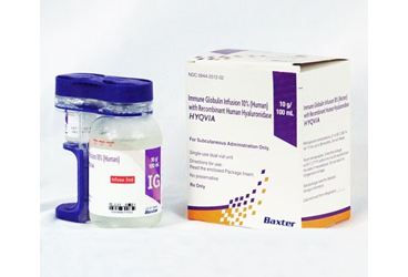 HYQVIA 10 G / 100 ML SC KULLANIM ICIN INFUZYONLUK COZELTI ICEREN FLAKON (2 FLAKON) 1 HYQVIA 10 G 100 ML SC KULLANIM ICIN INFUZYONLUK COZELTI ICEREN FLAKON 2 FLAKON 22244