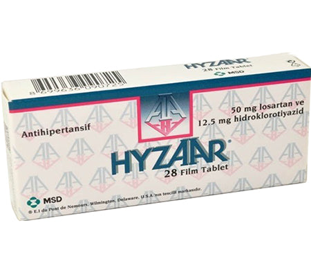 HYZAAR 50/12,5 MG 28 TABLET 1 HYZAAR 50 125 MG 28 TABLET 30612