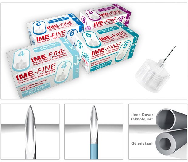 IME-FINE COMFORT INSULIN KALEMI IGNE UCU 32G (0,23 MM) x 4 MM 1 IME FINE COMFORT INSULIN KALEMI IGNE UCU 32G 023 MM x 4 MM 30662