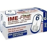 IME-FINE UNIVERSAL INSULIN KALEMI IGNE UCU 31G 6MM 1 IME FINE UNIVERSAL INSULIN KALEMI IGNE UCU 31G 6MM 22331