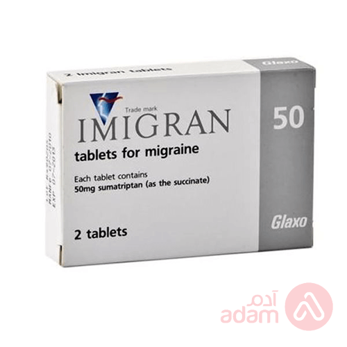 IMIGRAN 50 MG 2 TABLET 1 IMIGRAN 50 MG 2 TABLET 22338