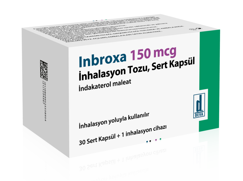 INBROXA 150 MCG INHALASYON TOZU, SERT KAPSUL (30 KAPSUL) 1 INBROXA 150 MCG INHALASYON TOZU SERT KAPSUL 30 KAPSUL 22362