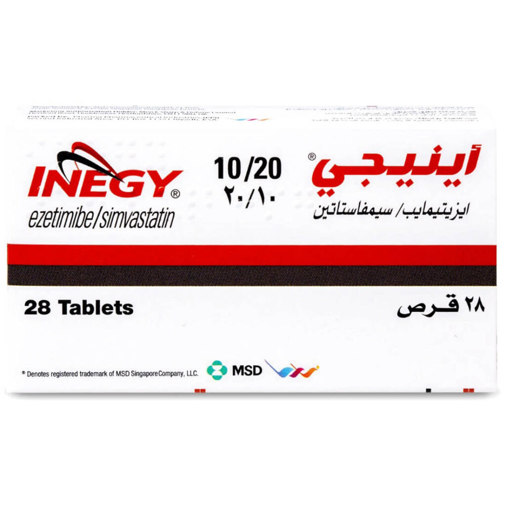 INEGY 10/20 MG 28 TABLET 1 INEGY 10 20 MG 28 TABLET 30724