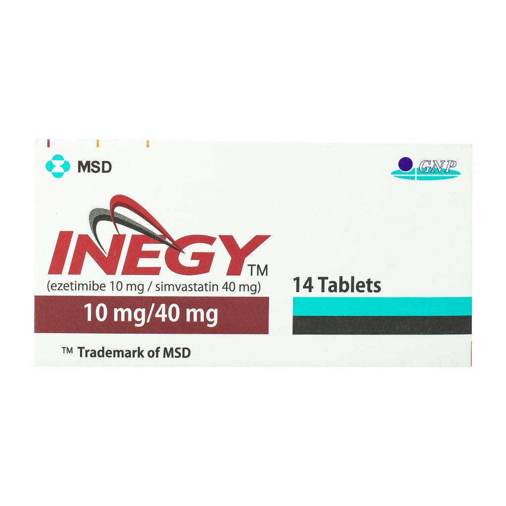 INEGY 10/40 MG 28 TABLET 1 INEGY 10 40 MG 28 TABLET 30725