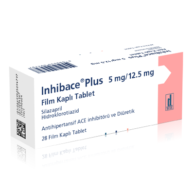 INHIBACE PLUS 5 MG / 12,5 MG 28 TABLET 1 INHIBACE PLUS 5 MG 125 MG 28 TABLET 22381