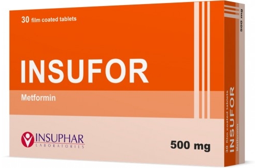 INSUFOR 500 MG FILM TABLET (30 TABLET) 1 INSUFOR 500 MG FILM TABLET 30 TABLET 30784