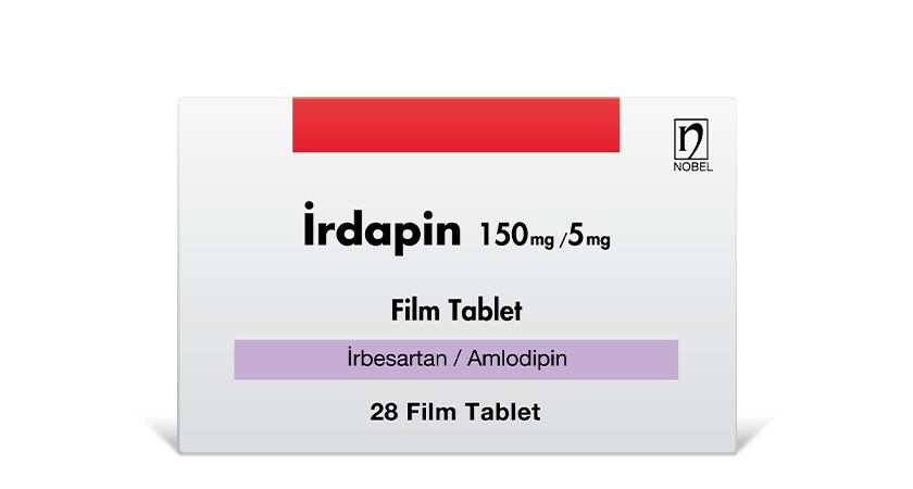 IRDAPIN 150 MG/5 MG 28 FİLM TABLET 1 IRDAPIN 150 MG 5 MG 28 FILM TABLET 22417
