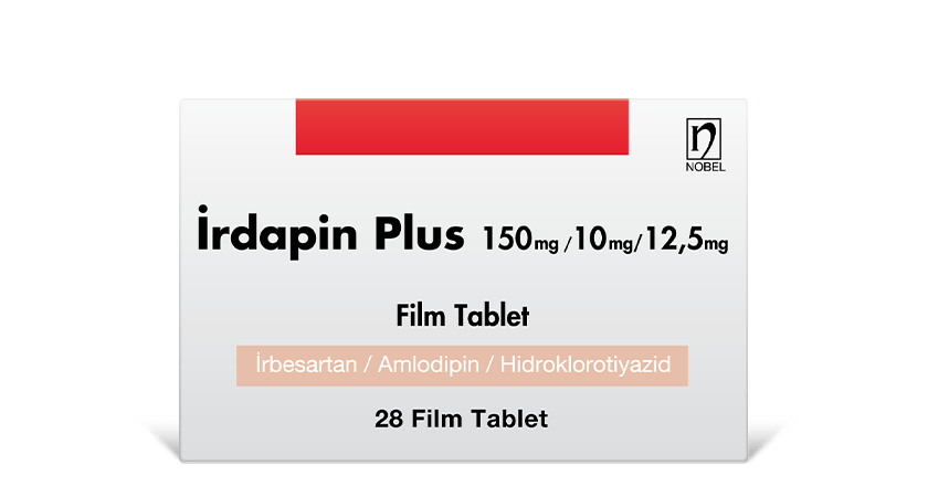 IRDAPIN PLUS 150/10/12,5 MG 28 FİLM TABLET 1 IRDAPIN PLUS 150 10 125 MG 28 FILM TABLET 22420