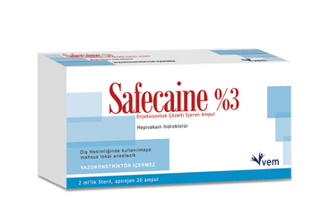 ISOCAINE %3 ENJEKSIYONLUK STERIL 50 KARPUL 1 ISOCAINE 3 ENJEKSIYONLUK STERIL 50 KARPUL 30898