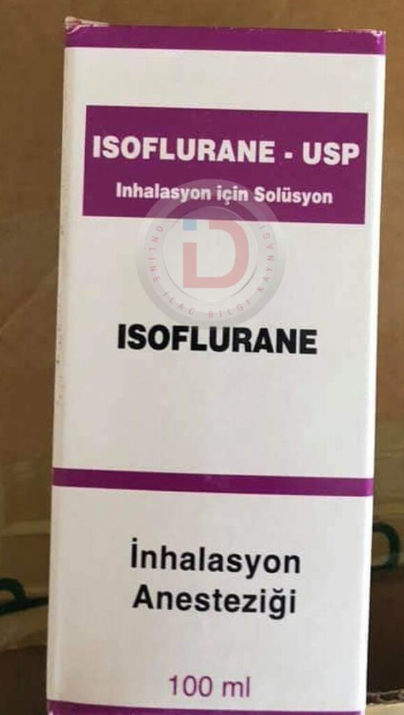 ISOFLURANE USP % 100 INHALASYON COZELTISI 1 ISOFLURANE USP 100 INHALASYON COZELTISI 30901