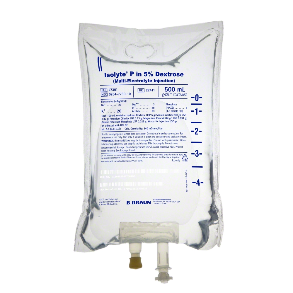 ISOLYTE PVC 500 ML(SETLI) 1 ISOLYTE PVC 500 MLSETLI 22439