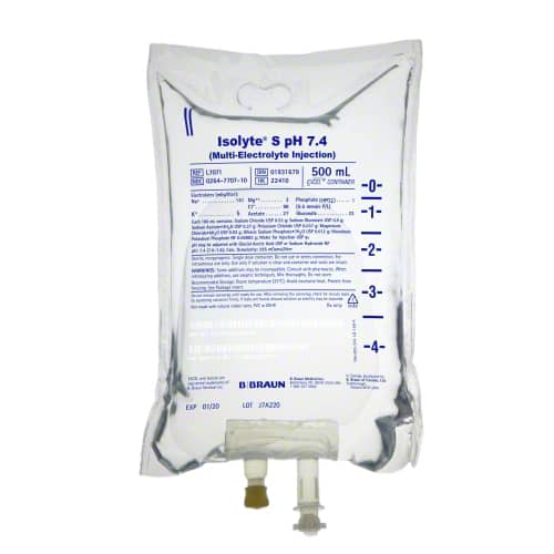 ISOLYTE-S PH 7.4 PVC 1000 ML(SETLI) 1 ISOLYTE S PH 7.4 PVC 1000 MLSETLI 22445