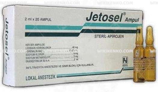 JETOSEL 2 ML 100 AMPUL 1 JETOSEL 2 ML 100 AMPUL 31009