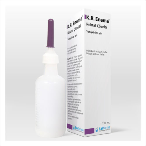 K.R. ENEMA REKTAL COZELTI (135 ML SISE) 1 K.R. ENEMA REKTAL COZELTI 135 ML SISE 22563