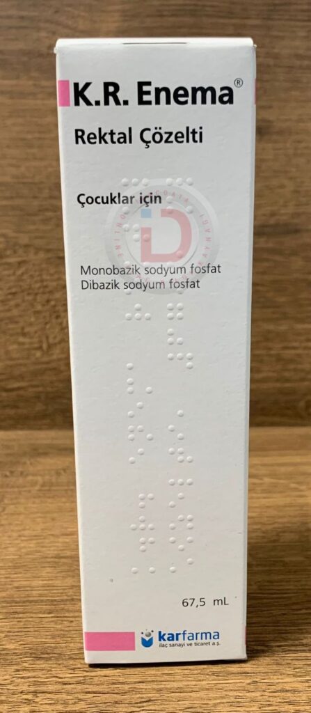 K.R. ENEMA REKTAL COZELTI (67,5 ML) 1 K.R. ENEMA REKTAL COZELTI 675 ML 22564