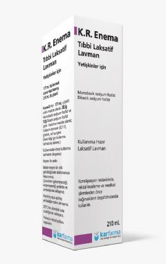 K.R. ENEMA TIBBI LAKSATIF LAVMAN (210 ML) 1 K.R. ENEMA TIBBI LAKSATIF LAVMAN 210 ML 22565