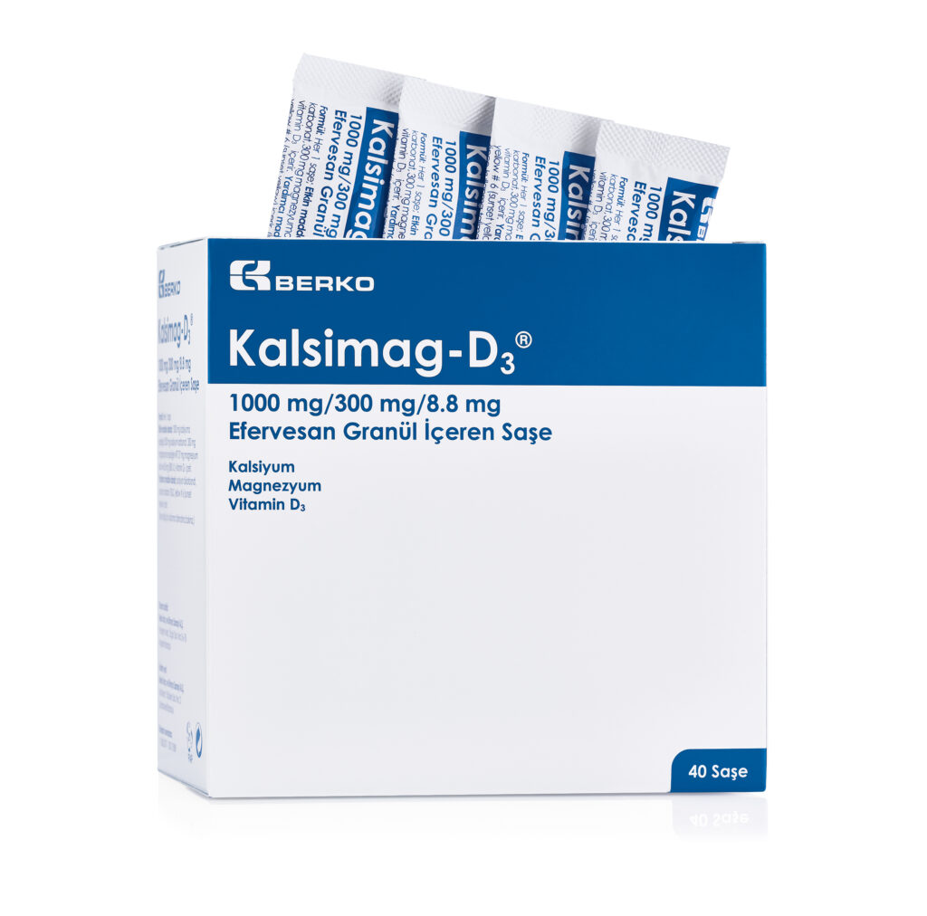 KALSIMAG-D3 1000MG/300MG/8,8MG EFERVESAN GRANUL ICEREN SASE (40 ADET) 1 KALSIMAG D3 1000MG 300MG 88MG EFERVESAN GRANUL ICEREN SASE 40 ADET 22576