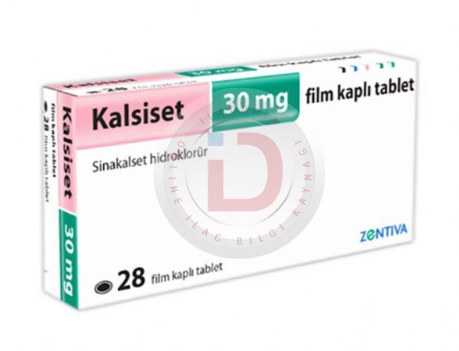 KALSISET 30 MG 28 FILM KAPLI TABLET 1 KALSISET 30 MG 28 FILM KAPLI TABLET 31043