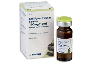 KALSIYUM FOLINAT EBEWE 100 MG/10 ML ENJ. COZ. ICEREN FLAKON 1 KALSIYUM FOLINAT EBEWE 100 MG 10 ML ENJ. COZ. ICEREN FLAKON 31046