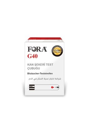 KAN SEKERI TEST CUBUGU - FORA G40 STRIP 1 KAN SEKERI TEST CUBUGU 8211 FORA G40 STRIP 22579