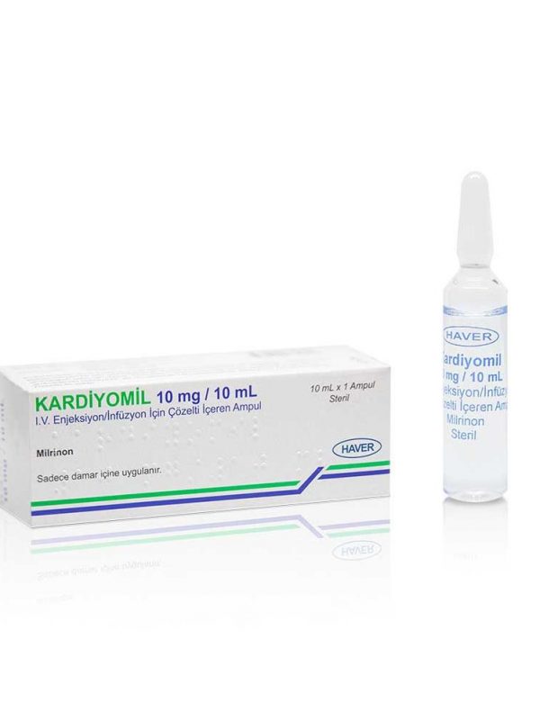 KARDIYOMIL 10 MG/ 10 ML IV ENJEKSIYON/INFUZYON ICIN COZELTI ICEREN 1 AMPUL 1 KARDIYOMIL 10 MG 10 ML IV ENJEKSIYON INFUZYON ICIN COZELTI ICEREN 1 AMPUL 22604
