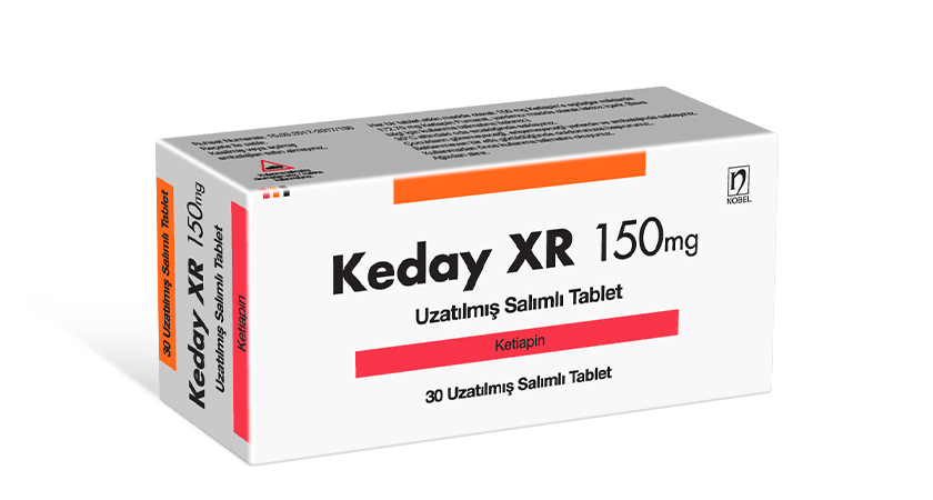 KEDAY XR 150 MG UZATILMIS SALIMLI 30 TABLET 1 KEDAY XR 150 MG UZATILMIS SALIMLI 30 TABLET 22625