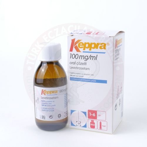 KEPPRA 100 MG ML ORAL COZELTI 300 ML 10 ML ENJEKTOR 22639