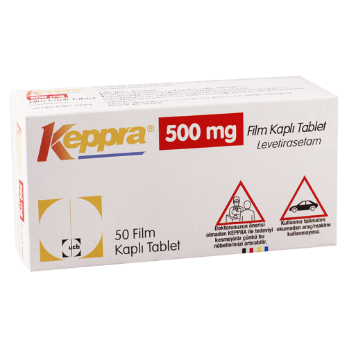 KEPPRA 500 MG 50 FILM TABLET 22642