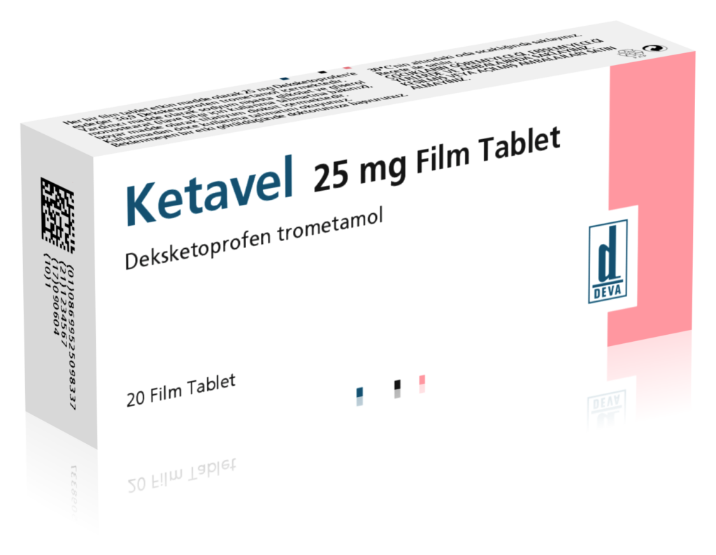 KETAVEL 25 MG 20 FILM KAPLI TABLET 1 KETAVEL 25 MG 20 FILM KAPLI TABLET 22649