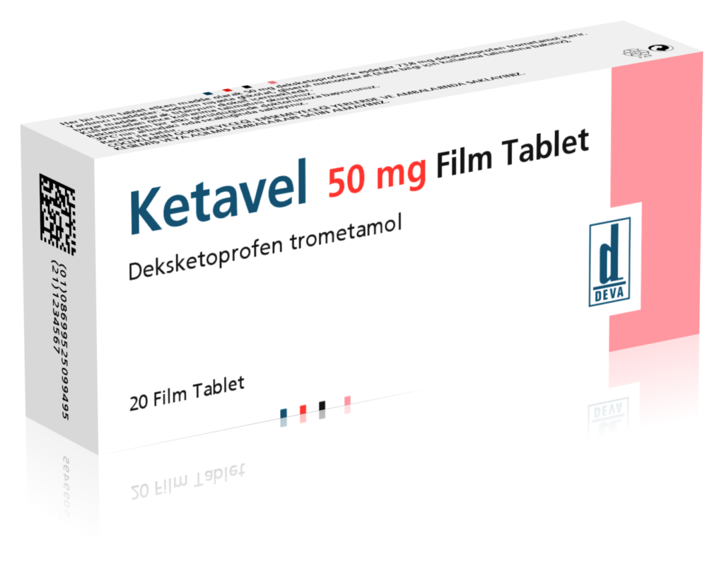 KETAVEL 50 MG 20 FILM TABLET 1 KETAVEL 50 MG 20 FILM TABLET 31103