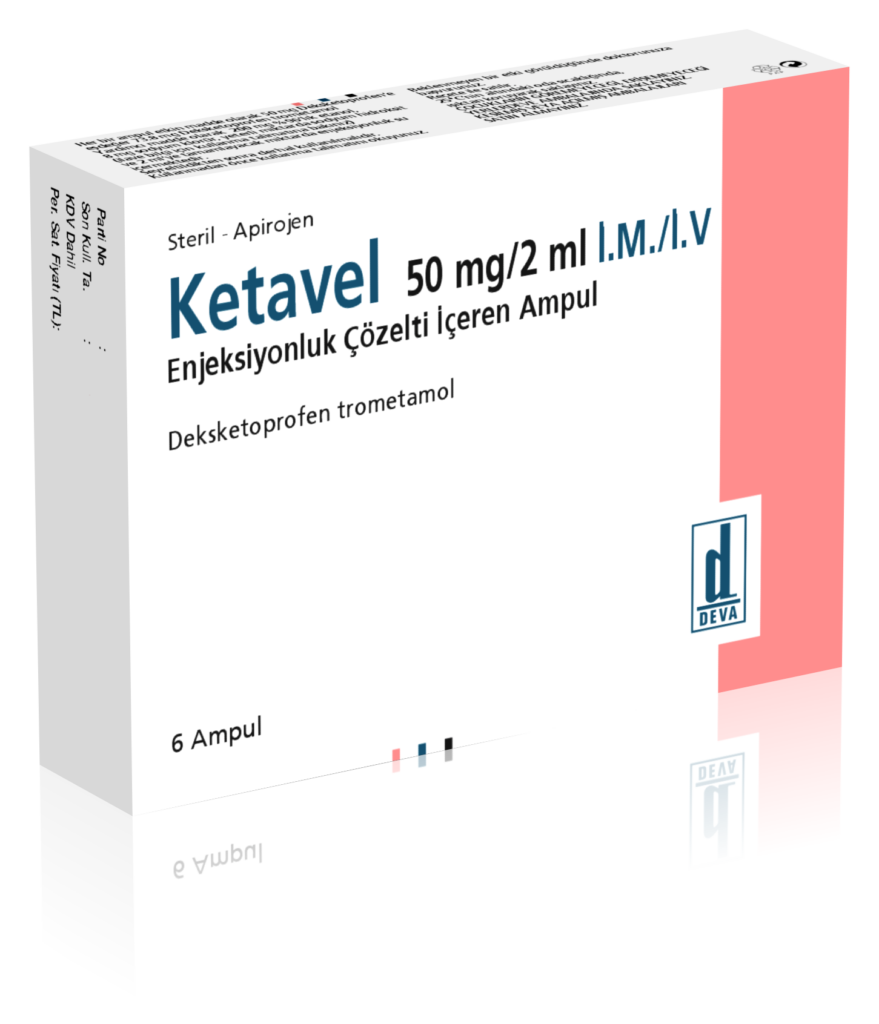 KETAVEL 50 MG/2 ML I.M./I.V. ENJEKSIYONLUK COZELTI ICEREN 6 AMPUL 1 KETAVEL 50 MG 2 ML I.M. I.V. ENJEKSIYONLUK COZELTI ICEREN 6 AMPUL 22651