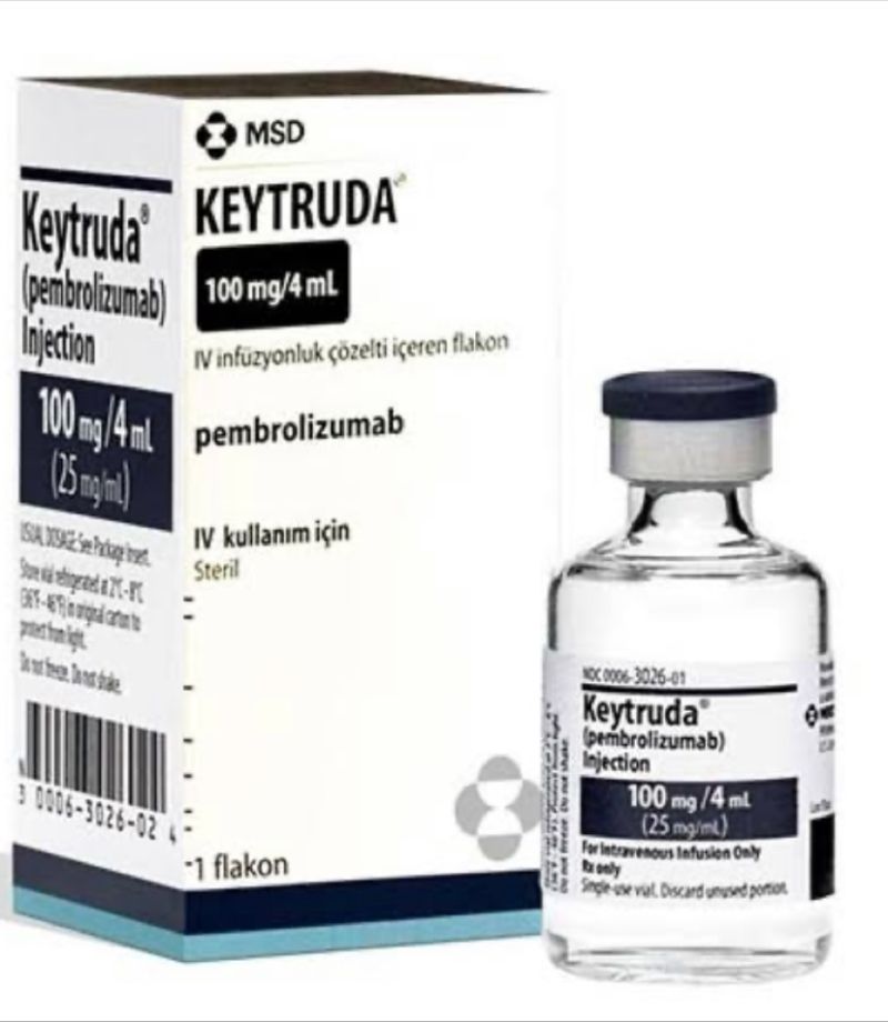 KEYTRUDA 100 MG/4 ML (25 MG/ML) INFUZYONLUK COZELTI 1 KEYTRUDA 100 MG 4 ML 25 MG ML INFUZYONLUK COZELTI 22680
