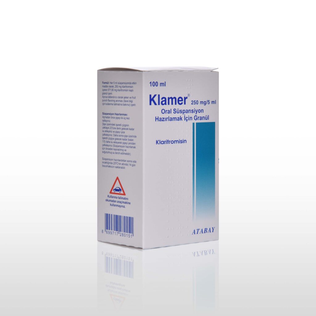 KLAMER 250 MG 100 ML SUSPANSIYON 1 KLAMER 250 MG 100 ML SUSPANSIYON 22696