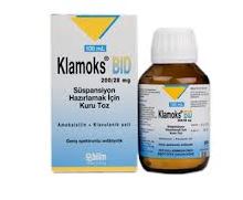 KLAMOKS PED.156,25 MG 100 MLORAL SUSPANSIYON 1 KLAMOKS PED.15625 MG 100 MLORAL SUSPANSIYON 31164