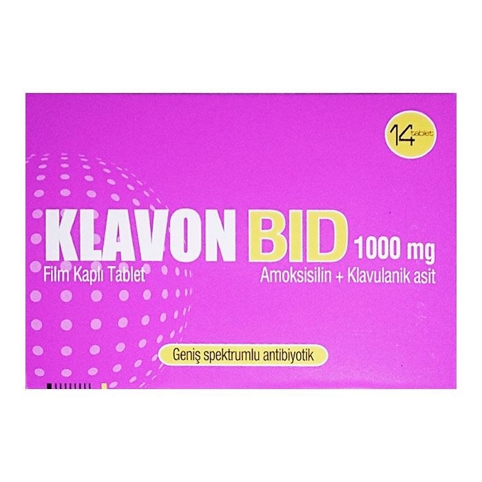 KLAVON-BID 1000 MG 14 FILM TABLET 1 KLAVON BID 1000 MG 14 FILM TABLET 22712