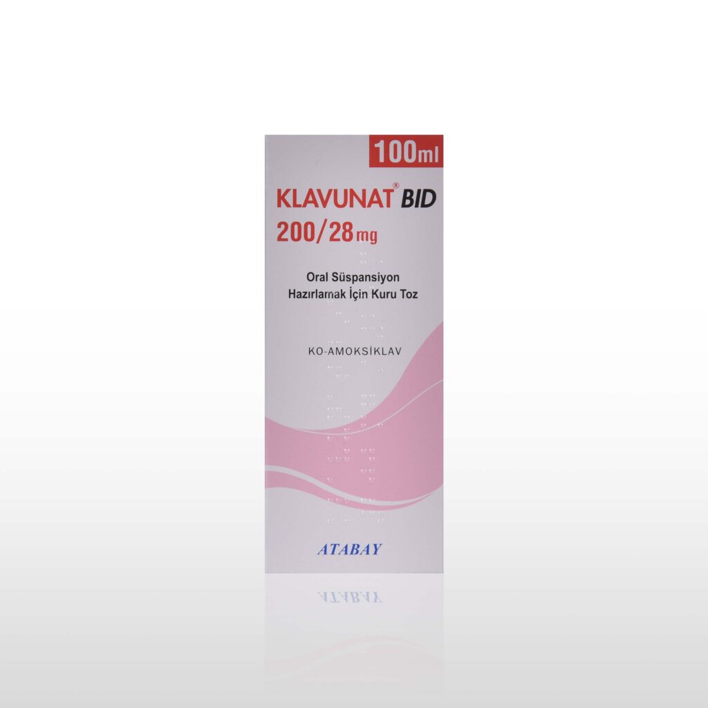KLAVUNAT BID 200/28 MG 100 ML ORAL SUSPANSIYON 1 KLAVUNAT BID 200 28 MG 100 ML ORAL SUSPANSIYON 22717