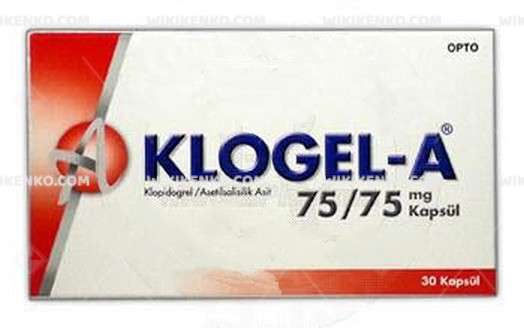 KLOGEL-A 75/75 MG 30 KAPSUL 1 KLOGEL A 75 75 MG 30 KAPSUL 31197