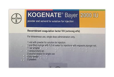 KOGENATE BAYER 2000 IU IV ENJEKSIYON ICIN LIYOFILIZE TOZ ICEREN FLAKON+ KULLANIMA HAZIR ENJEKTORDE COZUCU 1 KOGENATE BAYER 2000 IU IV ENJEKSIYON ICIN LIYOFILIZE TOZ ICEREN FLAKON KULLANIMA HAZIR ENJEKTORDE COZUCU 31208