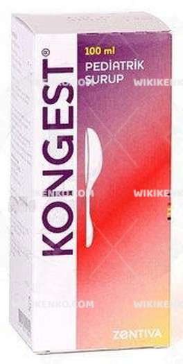 KONGEST PEDIATRIK 100 ML SURUP 1 KONGEST PEDIATRIK 100 ML SURUP 31242
