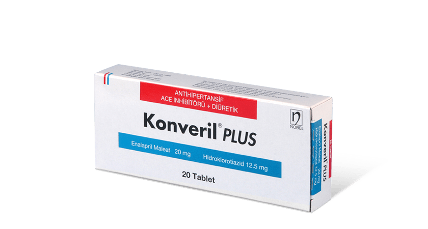 KONVERIL PLUS 20 MG 20 TABLET 1 KONVERIL PLUS 20 MG 20 TABLET 22768