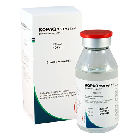 KOPAQ 350 MG/ML 100 ML ENJENKSIYONLUK COZELTI ICEREN FLAKON 1 KOPAQ 350 MG ML 100 ML ENJENKSIYONLUK COZELTI ICEREN FLAKON 22772