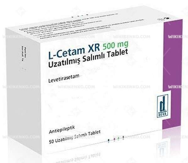 L-CETAM XR 500 MG 50 UZATILMIS SALIMLI TABLET 1 L CETAM XR 500 MG 50 UZATILMIS SALIMLI TABLET 31347